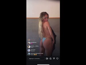 Chadia Rodriguez live Instagram topless